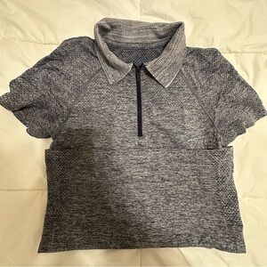 NWOT Lululemon Polo Shirt with Zip Collar